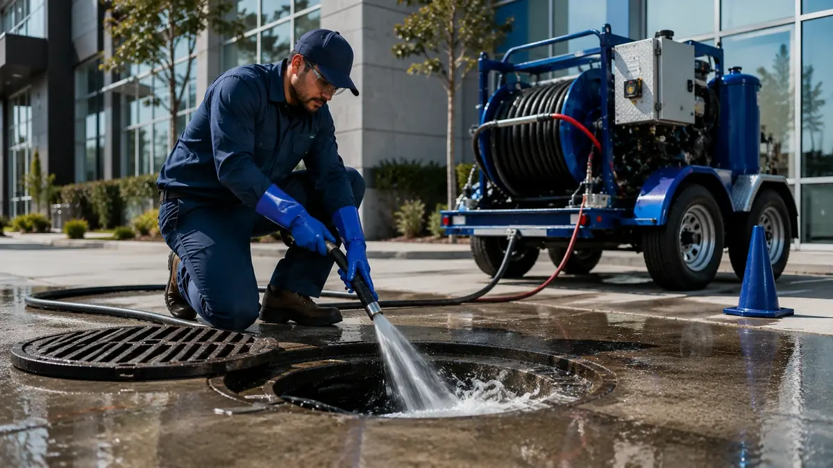 Commercial Hydro Jet Drain Cleaning in La Mirada