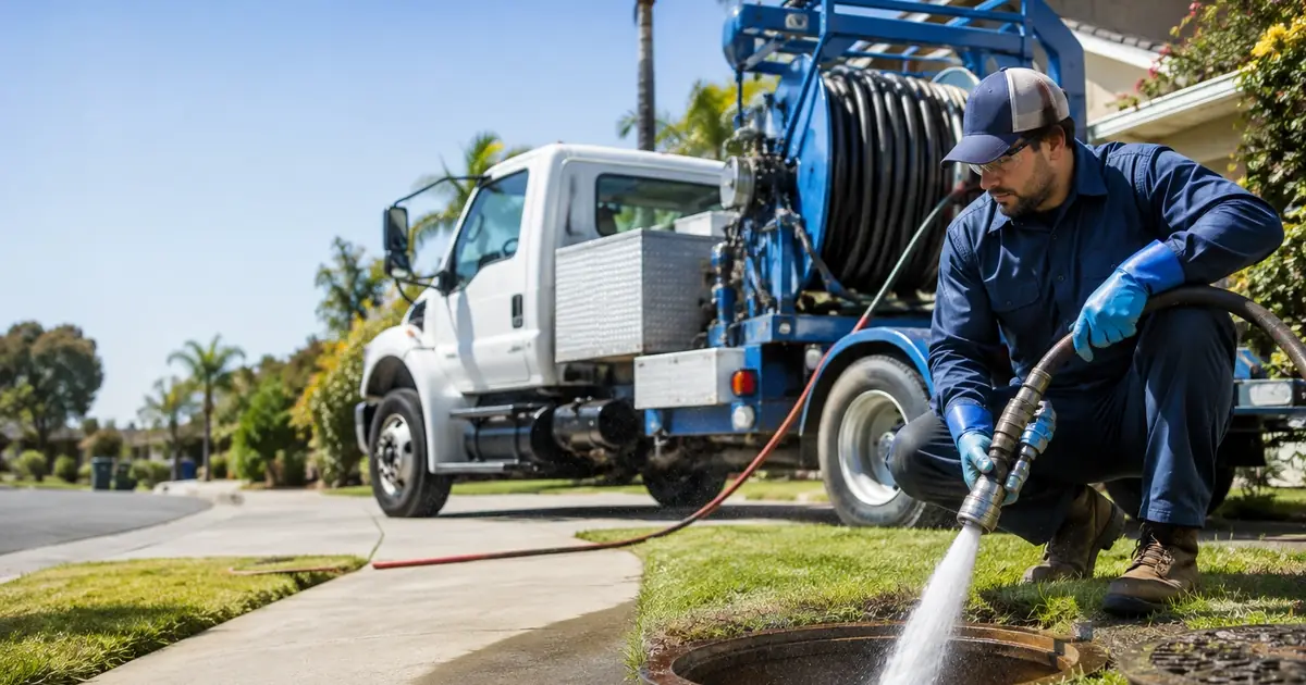 Hydro jet sewer cleaning La Mirada