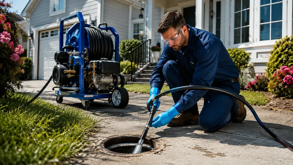 Residential Hydro Jet Drain Cleaning in La Mirada